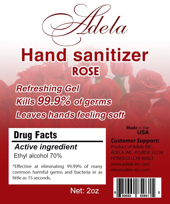 Gel rửa tay khô kháng khuẩn – hương Hoa Hồng